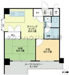 ライオンズマンション鉄砲洲第３の物件間取画像